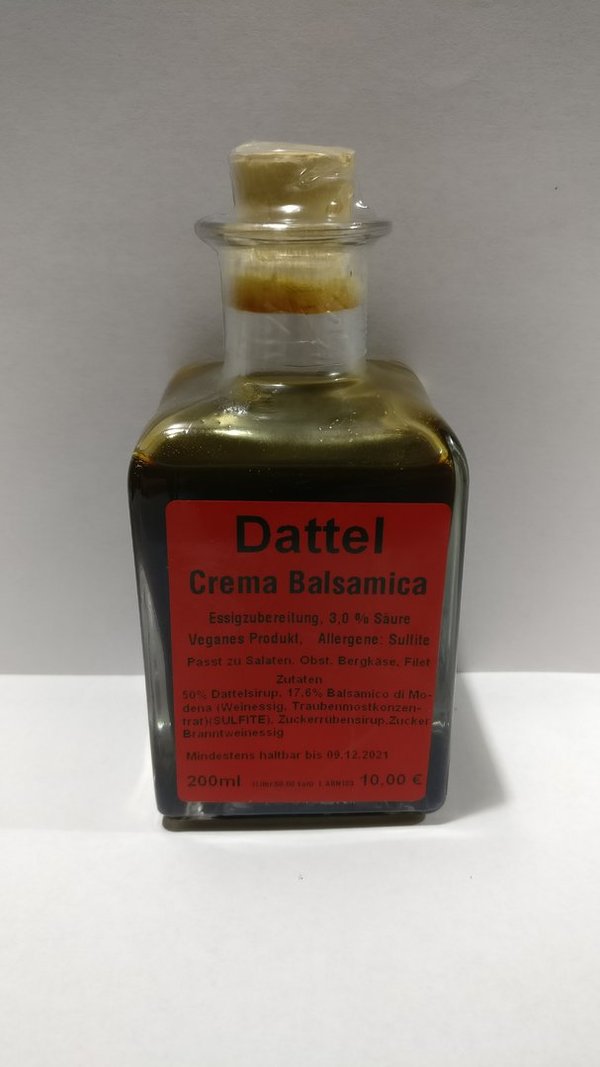 Dattel Crema Balsamica-Essigzubereitung, 200ml